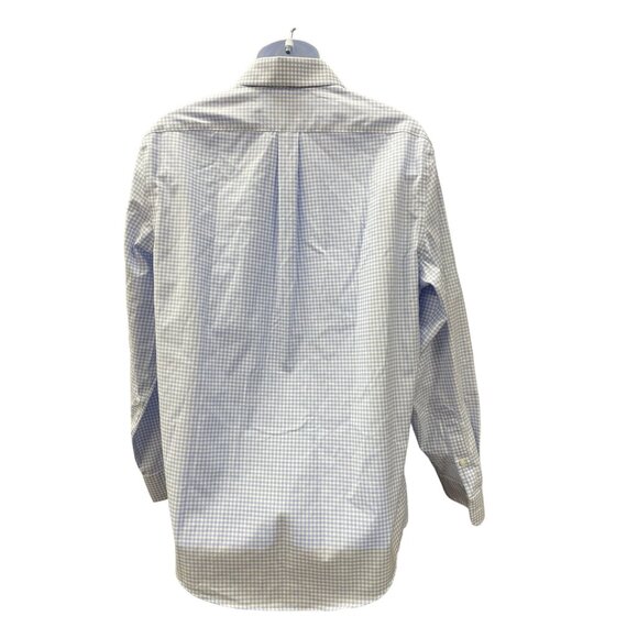 Lauren Ralph Lauren Men's Blue/White Luxury Shirt Size 16 1/2 34/35 SKU 1213 - Picture 2 of 3